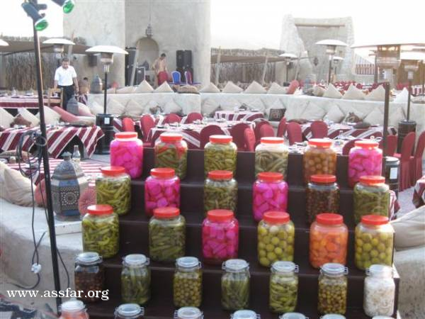 مطعم الحظيرة بمنتجع باب الشمس دبي