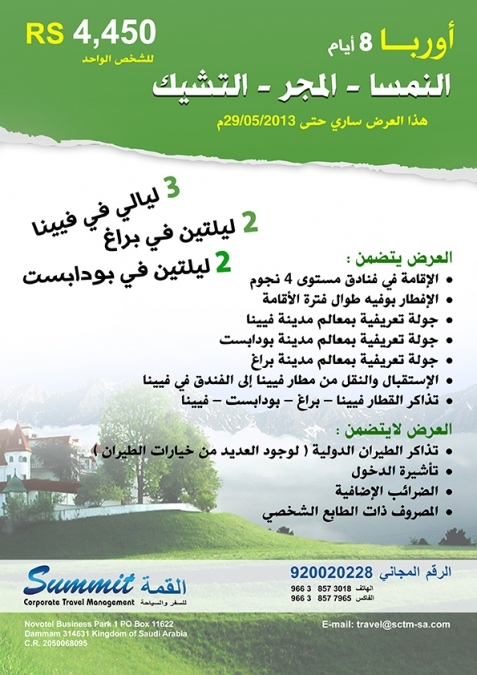 القمة وعرض (النمسا و المجر والتشيك)