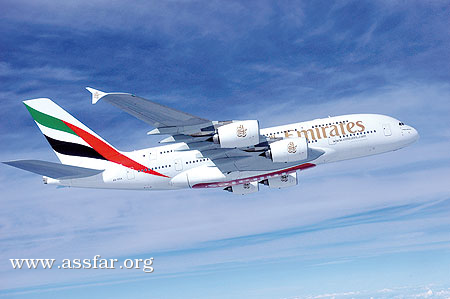 الإماراتة بالإيرباص A380 للوس أنجلوس