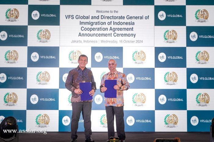 "VFS" تقدم خدمة تأشيرة اندونيسيا الالكترونية